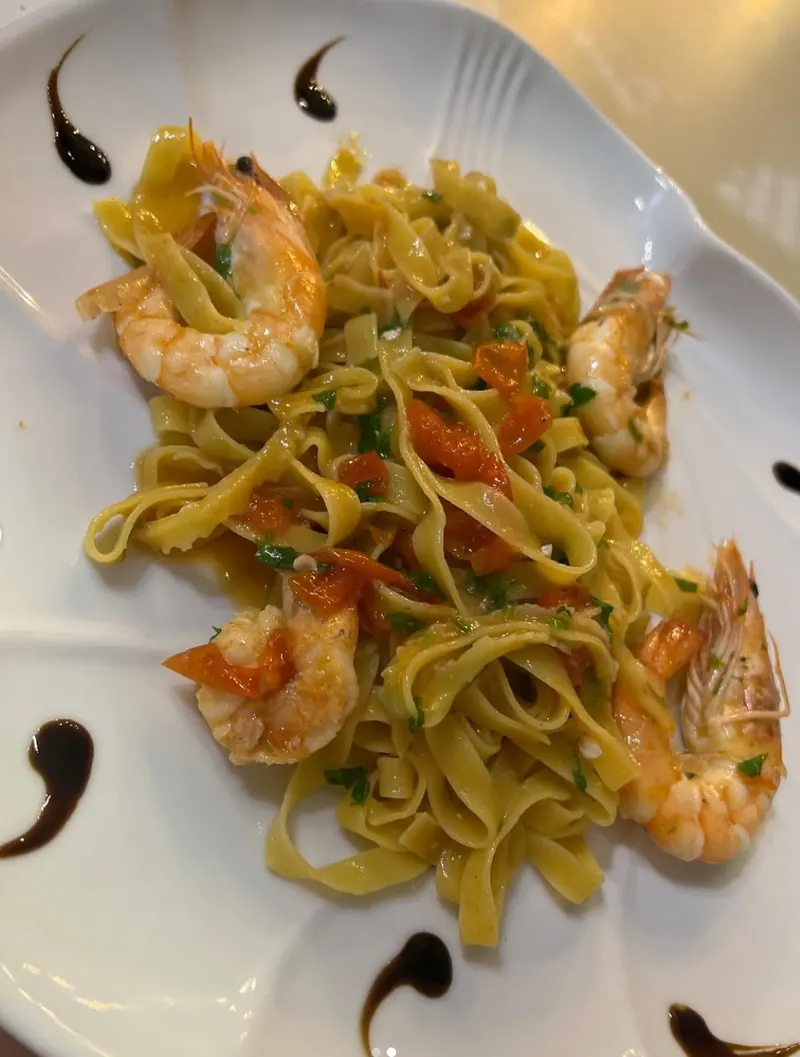 Shrimp pasta