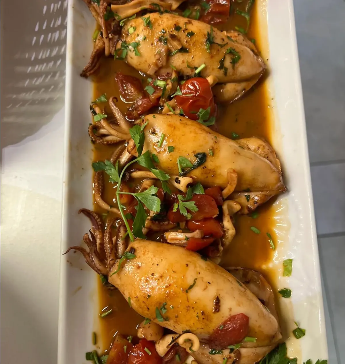 Stuffed cuttlefish