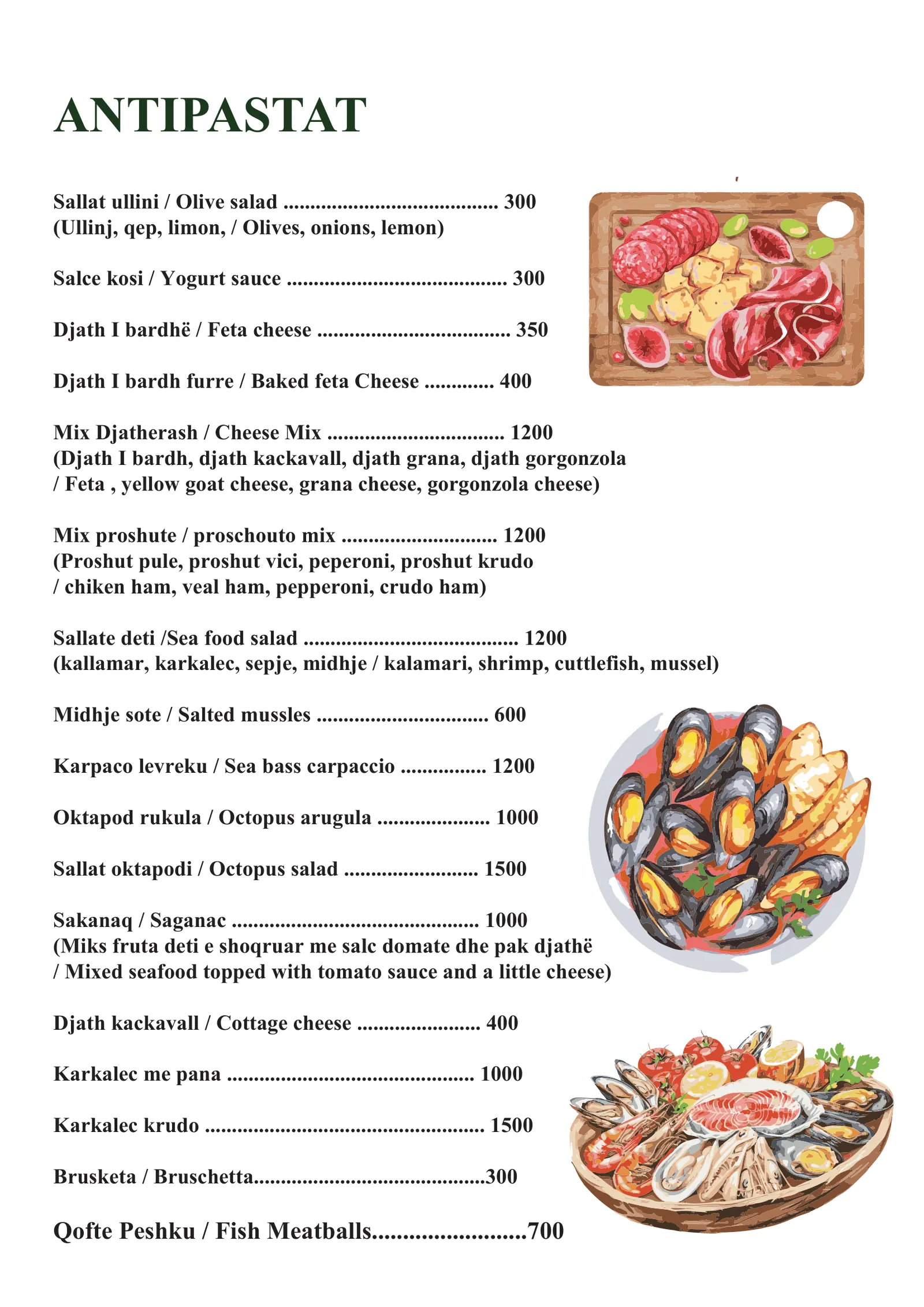 Menu page 4