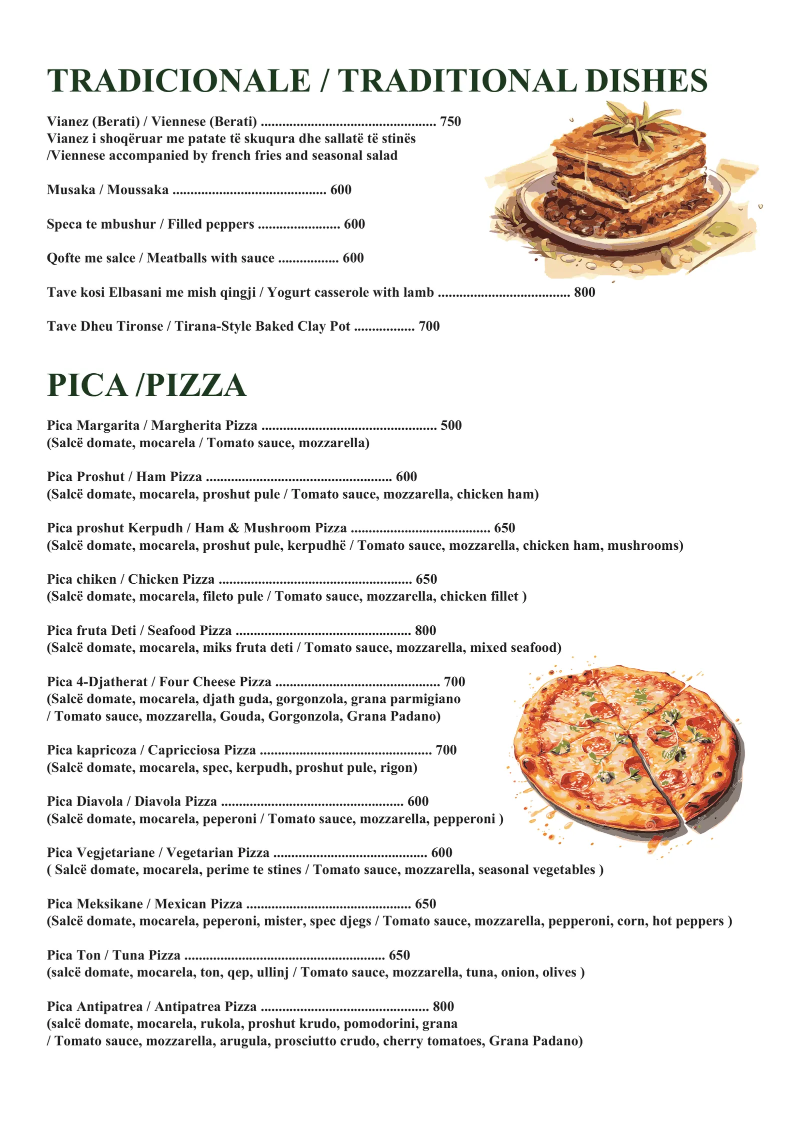 Menu page 6