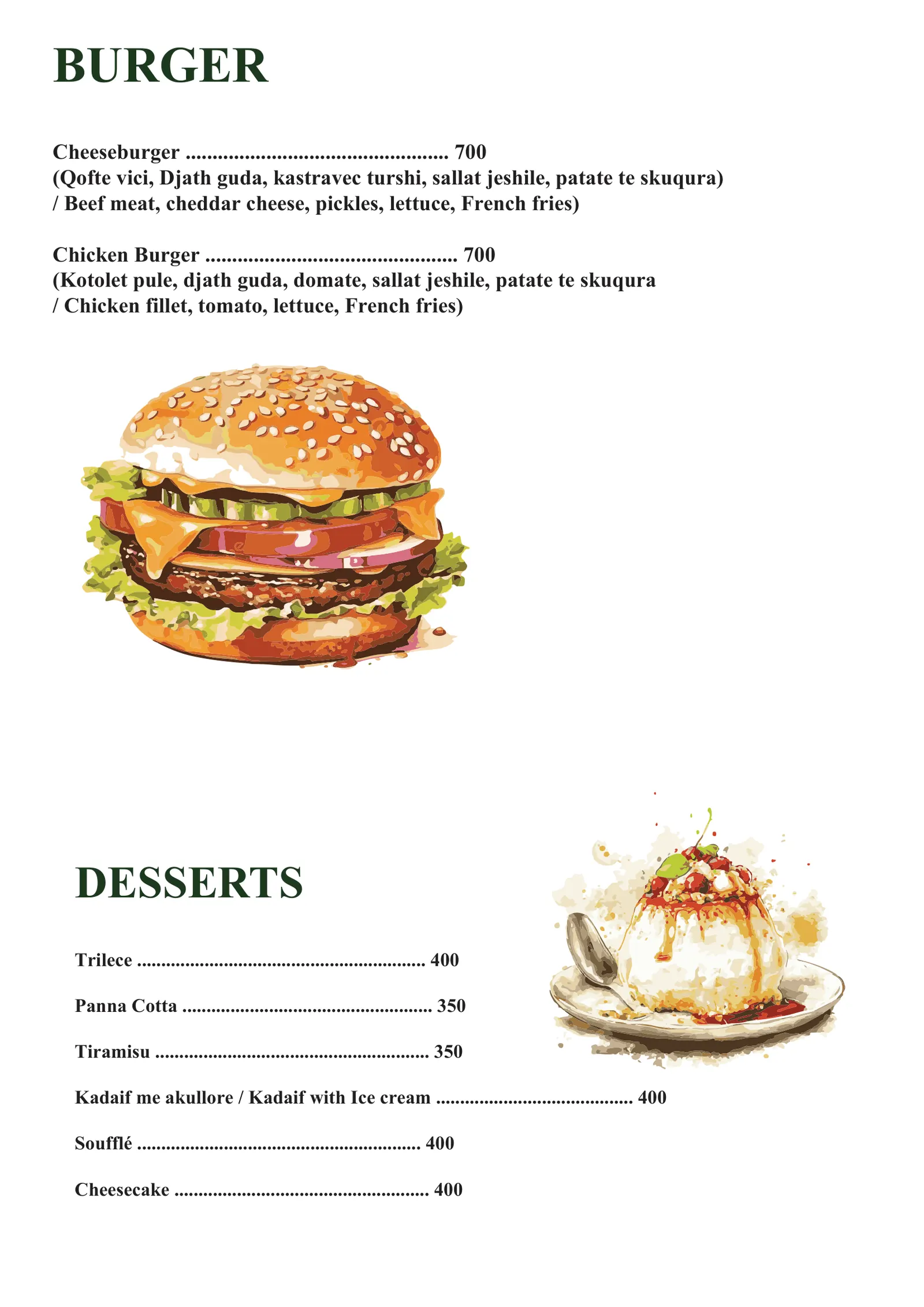 Menu page 7
